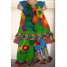 2 pc Patchwork Capri Set Rainbow Zebra Multi Colors Butterfly Girls Toddler Size 3t/4t Ready to ship image