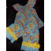 2 pc Patchwork Capri Set Shopkins Cookies Girls Toddler Size 3t/4t Ready to ship (custom order any size 12mo-5t) image