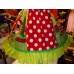 Back to School Home Sweet Home Gnome polka dot dress Size 3t 