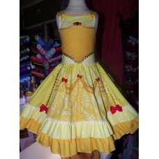 Belle Disney Princess Beauty and the Beast Ruffles Dress