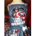Captain America Dress Custom order any Size 2t to 8/10 Ready to ship(see option) image