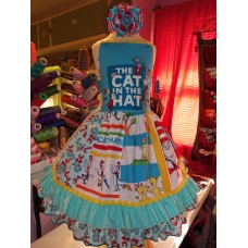 Cat in the Hat - Dr Seuss Dress - Girls  Clothing - Pageant Dress 