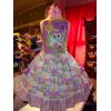 Easter Eggs  Bunny Rabbit Ruffle Dress and Bow  Size 3t  