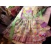 Easter Eggs  Bunny Rabbit Ruffle Dress and Bow  Size 3t  
