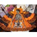 Halloween scary skeleton girl dress size 5t 26in length image