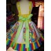 It's a Small World  Birthday, Rainbow,Tea Party Fairy tale Dress  Size 3t  