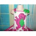 Patchwork Back to School Barney Doll Ruffle Dress Size 5t