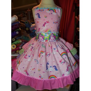 Patchwork Easter Rainbow Unicorn Dress Size 3t Patchwork Easter Rainbow Unicorn Dress Size 3t