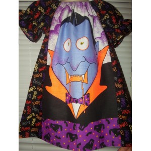 Patchwork Halloween Haunted House Ghost Dracula , Dress Size 3t (ONLY) Ready to ship image Patchwork Halloween Haunted House Ghost Dracula , Dress Size 3t (ONLY) Ready to ship image