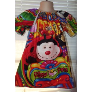 Patchwork Recycling Fabric Pillow Pets Party Birthday Day Summer Dress Size 3t Ready to ship image