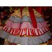 Vintage Recycling fabric Dumbo Circus Ruffles Dress Size 5t 25in length Ready to Ship image
