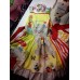 Vintage Recycling fabric Dumbo Circus Ruffles Dress Size 5t 25in length Ready to Ship image