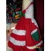 Santa Clause christmas ruffles dress size 8