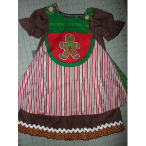 Vintage Thanksgiving Day Turkey and Christmas Ginger Cookies 4pc