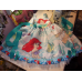 Ariel Princess Lace pearls Bows Dress Size 5t 