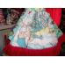 Ariel Princess vintage fabric Dress Size 5t Ready to ship
