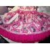 Baby Kittens Pink polka dot Ruffle Dress Size 3t Ready to ship