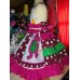 Barney Polka Dots Girls Dress Size 4t  24in length