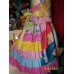 Bo Peep ,Ruffles ,Vintage ,Fabric , Girls Dress, Size  8
