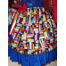 Bookworm Back to School Patchwork Dress Size 5t 25in length Ready to Ship
