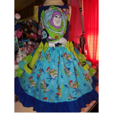 Buzz light dress girl, Disney dress girl, buzz light year costume, Size 5t