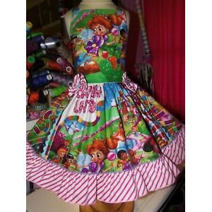 Candyland  Vintage Fabric   Dress  size 4t  Ready to Ship