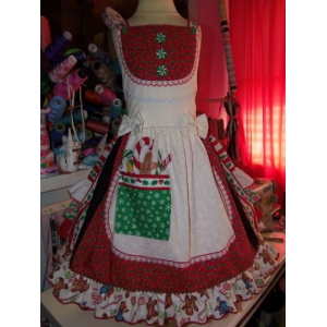 Christmas Gingerbread Ginger cookies Gingerbread Girl Costume Dress Size 8/9 Christmas Gingerbread Ginger cookies Gingerbread Girl Costume Dress Size 8/9