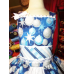 Christmas Ornaments Silver Glitter Ruffle Dress Size 4t Ready to ship