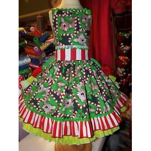 Christmas Rudolph and Friends Dress in Size 5t Christmas Rudolph and Friends Dress in Size 5t