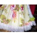 Garden Flowers  Vintage Fabric Party Day Ruffles Summer Dress    Size 4t