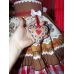 Ginger Family Christmas Gingerbread Village Ginger cookies Gingerbread Girl Costume Dress Size 4t