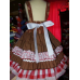 Ginger Family Christmas Gingerbread Village Ginger cookies Gingerbread Girl Costume Dress Size 4t