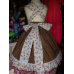 Gingerbread Gingerbread Girl Costume Dress Size 4t