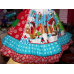 Gnome Sweet Home Christmas Ruffle Dress Size 5 - 6 Ready to ship