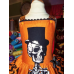 Halloween Skeleton Halloween face Scary Girl Dress Size 5t 26in length