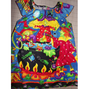 Halloween witch frog scary Girl Dress Size 2t/3t 20in length