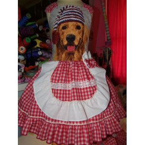 Labrador Dog Beagle Buldog Farm Dog My Dog Girl Ruffle Dress Size 5t/6 Ready to ship