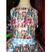 My American Girl Dress Vintage Fabric   Dress  size 5t  Ready to Ship