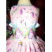 My rainbow Unicorn Pink Ruffle Ribbon  Dress Size 4t