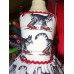 NEW fabric cat in red sneakers Party  Dress Size 5t/6