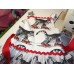 NEW fabric cat in red sneakers Party  Dress Size 5t/6