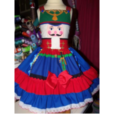 Nutcracker, Christmas ,Pageant Birthday, Tea Party Fairy tale Dress Size 4 ready to ship