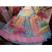 Patchwork Easter Bunny Eggs Dress Size 6 Ready to ship