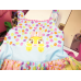 Patchwork Easter Bunny Eggs Dress Size 6 Ready to ship