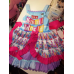 Patchwork It's a Small World Easter Birthday Tea Party Fairy tale Dress Size 4t Ready to ship