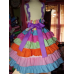 Patchwork Little Pony Christmas Pony Birthday, rainbow dash Tea Party Fairy tale Dress Size 5t Ready to ship