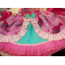 Patchwork Poppy Troll Smile Doll Polka Dots Ruffle Dress Size 18mo Ready to ship