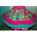 Patchwork Poppy Troll Smile Doll Polka Dots Ruffle Dress Size 2t Ready to ship