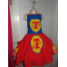 Patchwork Super Hero Captain Terrific Halloween costume Girls Dress Size 5t