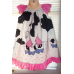 Patchwork Vintage Panel Fabric Cow and Pigs Farm Girls Dress Size 4t Ready to ship